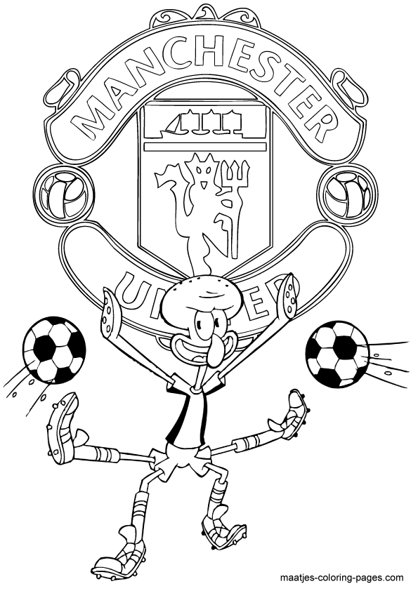 man utd crest coloring book pages - photo #22