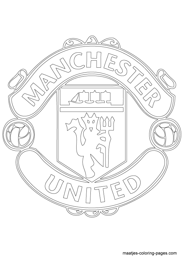 man utd crest coloring book pages - photo #24