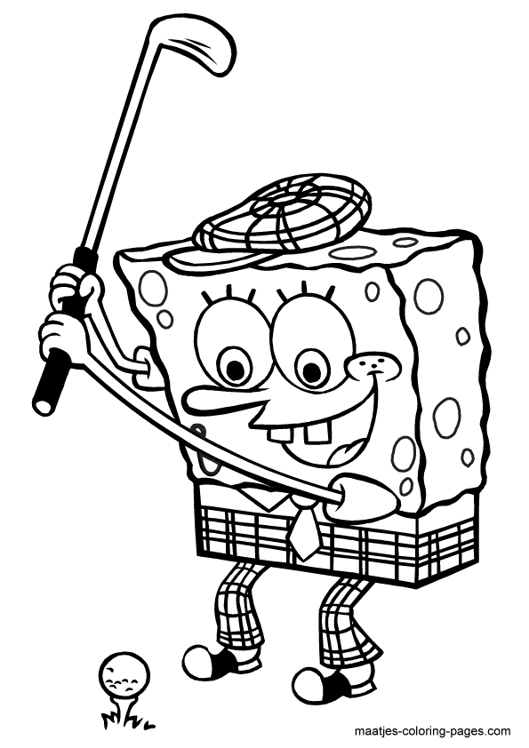 SpongeBob coloring pages