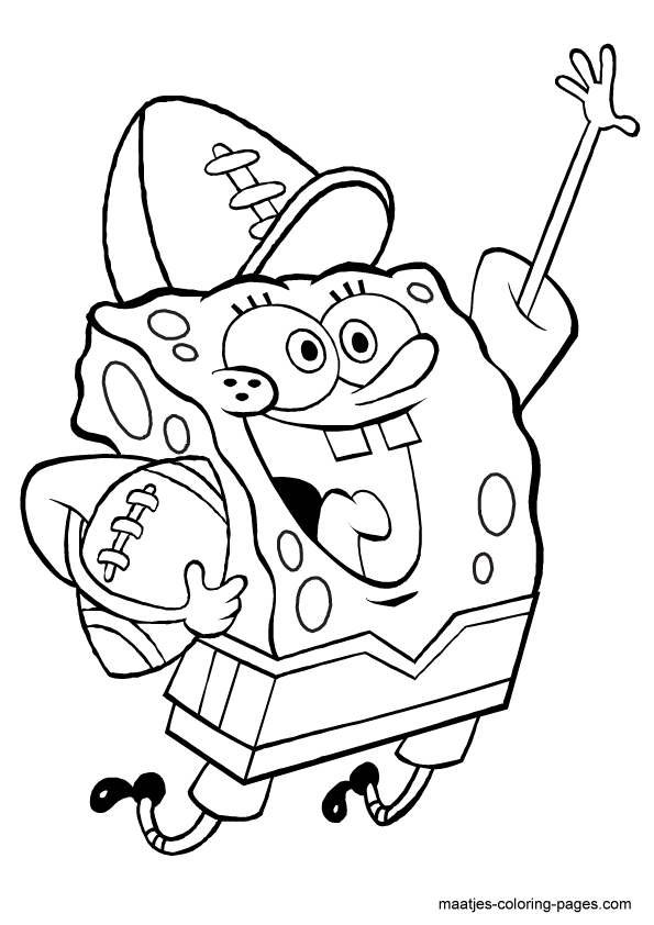 Color Makerz: Click on the SpongeBob you want and the black and white  coloring page