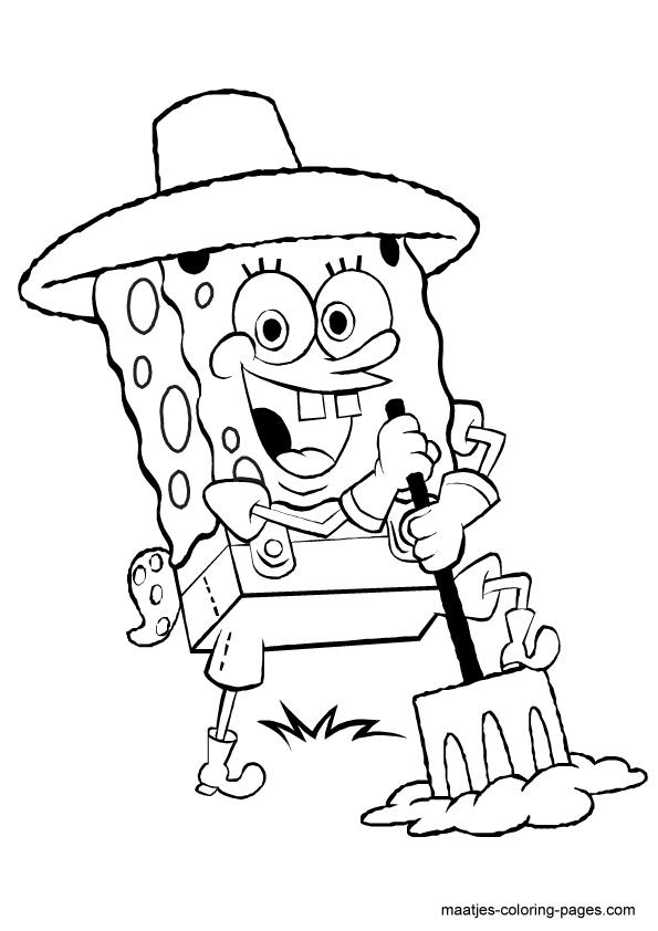 SpongeBob coloring pages