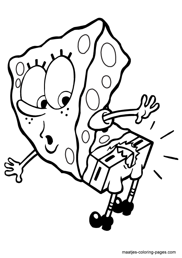 SpongeBob coloring pages