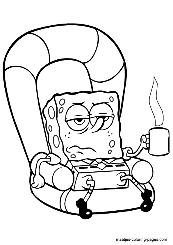 SpongeBob coloring pages