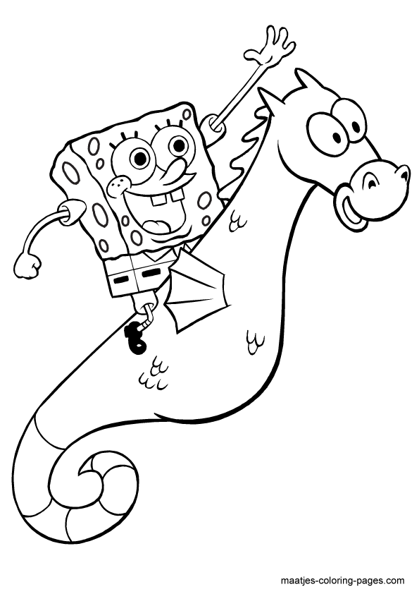 SpongeBob coloring pages