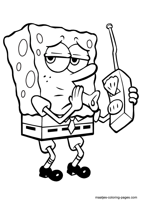 SpongeBob coloring pages