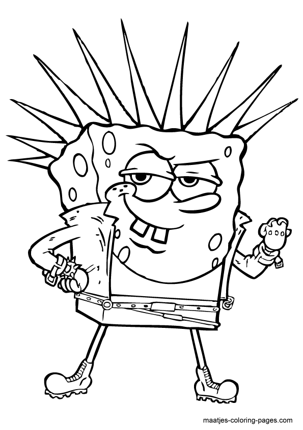 SpongeBob coloring pages