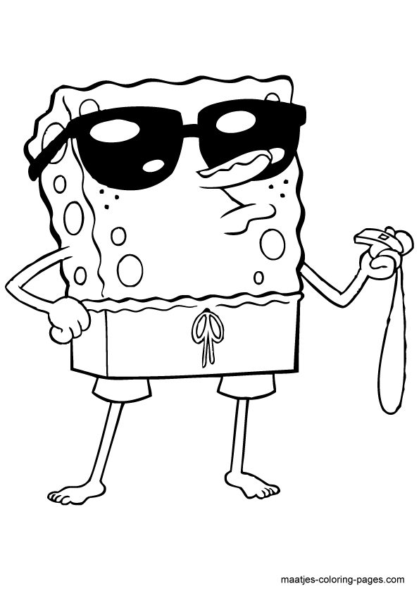 SpongeBob coloring pages