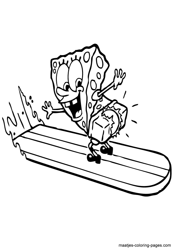 SpongeBob coloring pages