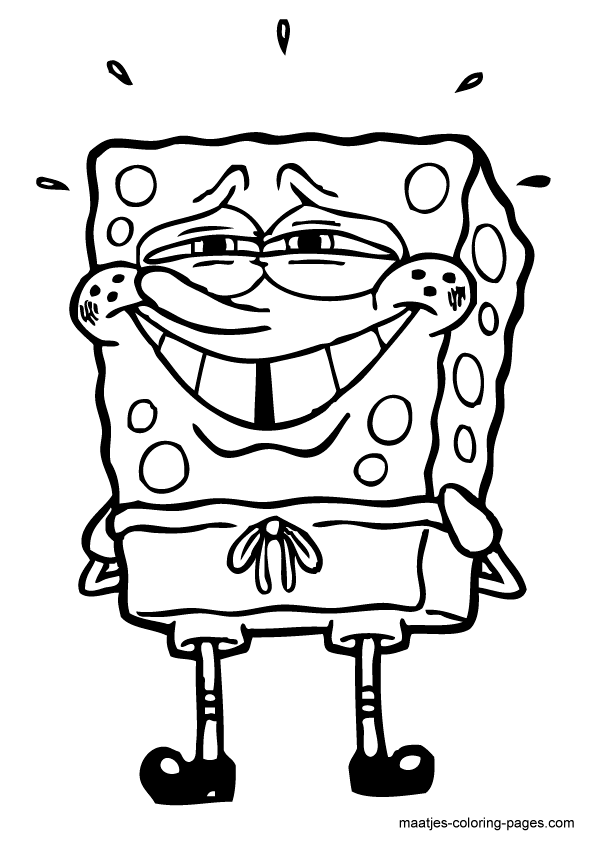 SpongeBob coloring pages