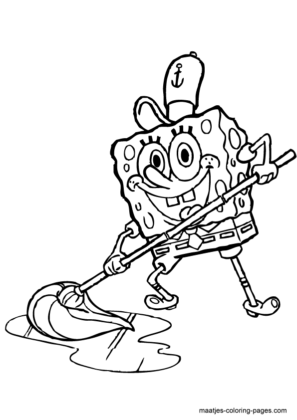 SpongeBob coloring pages