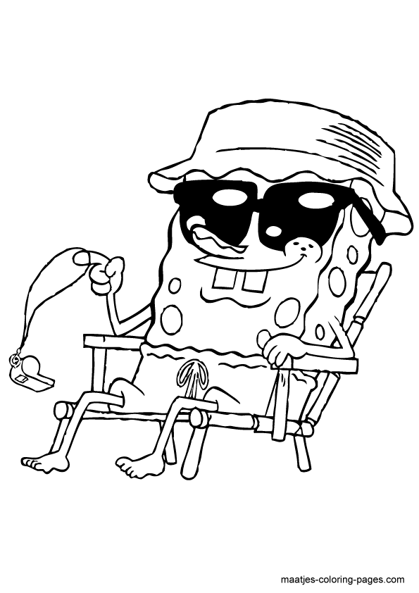 SpongeBob coloring pages