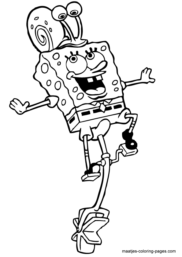 SpongeBob coloring pages