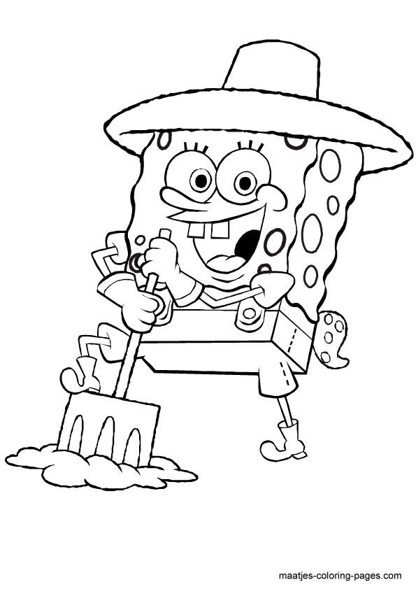 SpongeBob coloring pages