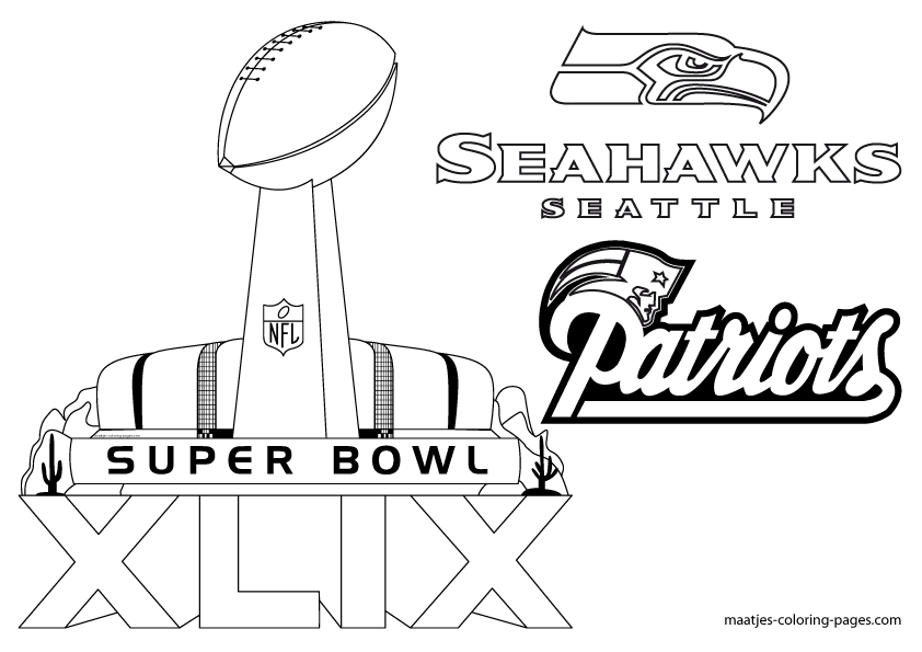 Super Bowl New England Patriots and Seattle Seahawks