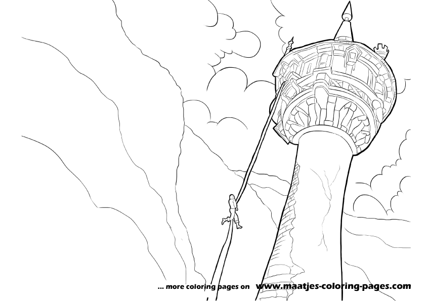 Tangled Coloring Pages