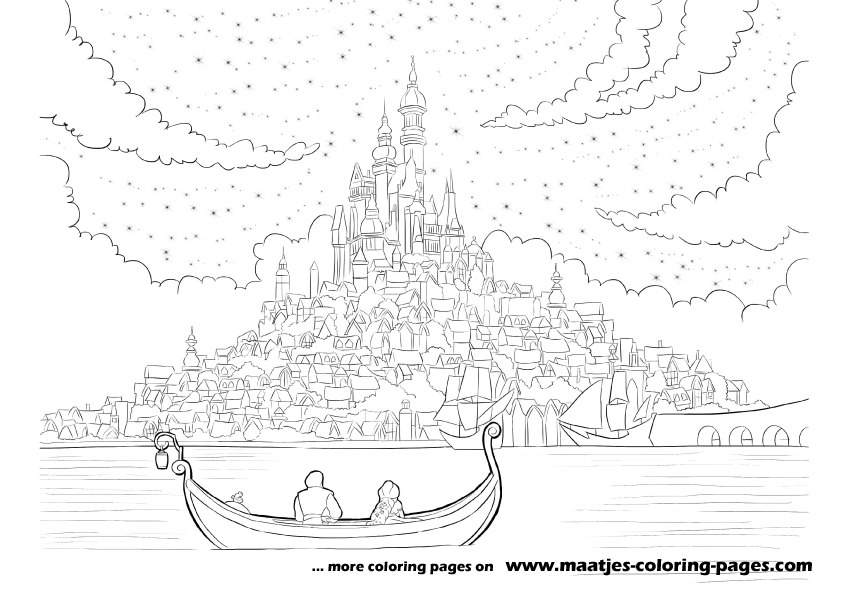 Tangled Coloring Pages