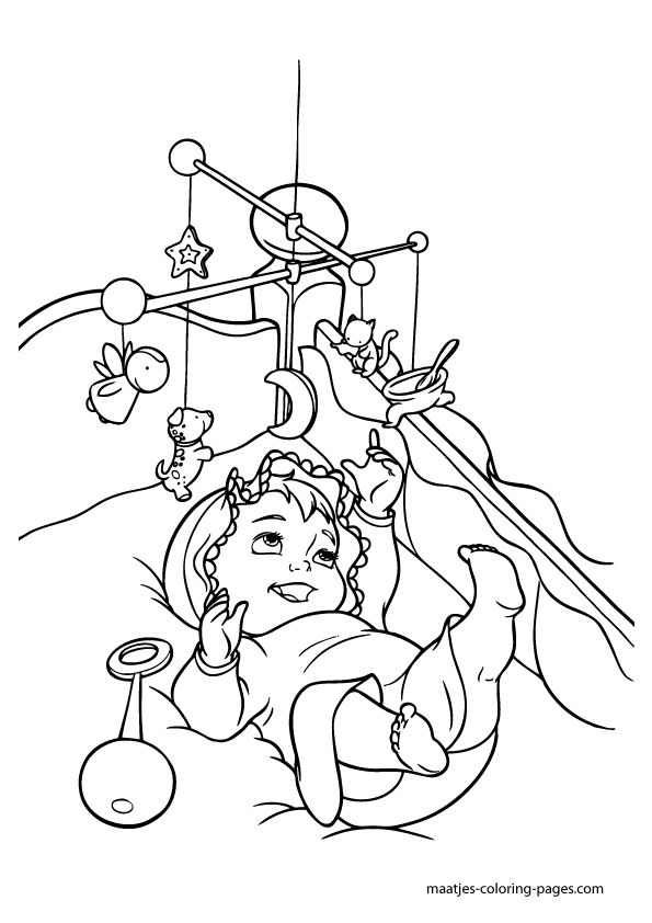 baby belle coloring pages - photo #6