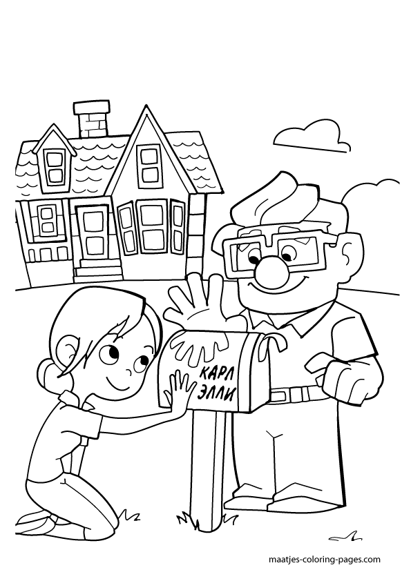 pixar-up-house-coloring-pages