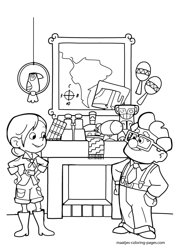 Up Coloring Pages