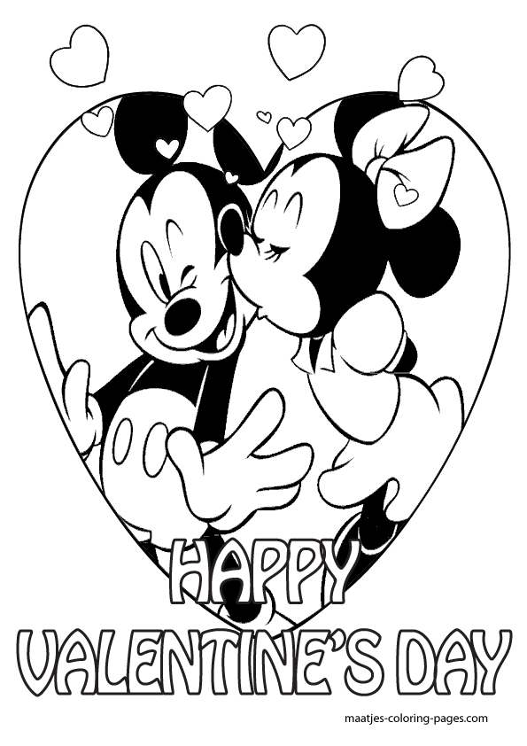 valentine mouse coloring pages - photo #2