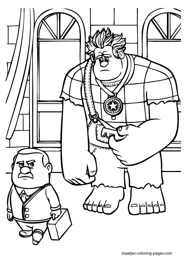 Wreck It Ralph coloring pages
