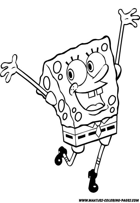 SpongeBob SquarePants coloring pages