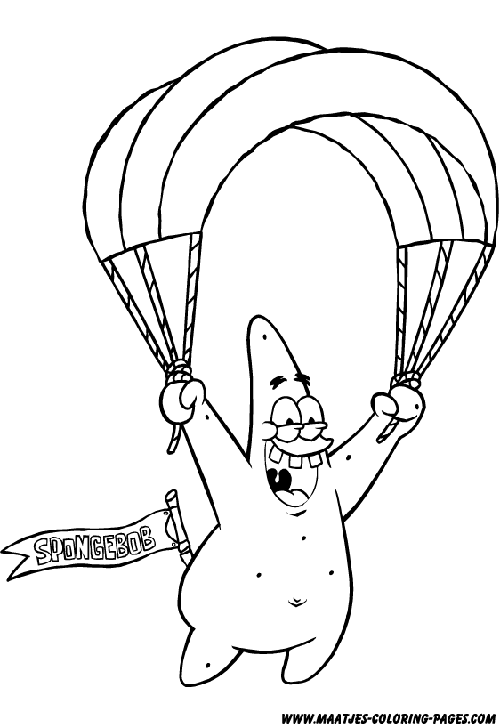 Patrick Star coloring pages