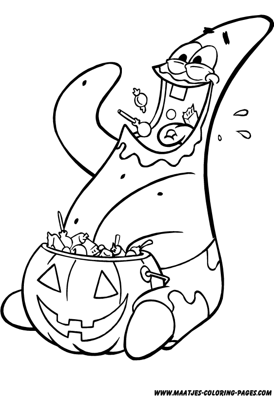 Patrick Star coloring pages