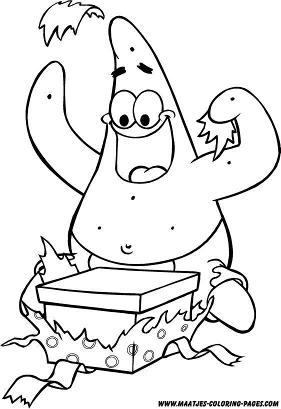 Patrick Star coloring pages