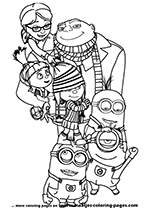 Despicable Me coloring pages