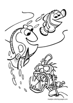 Featured image of post Marlin Finding Nemo Coloring Pages