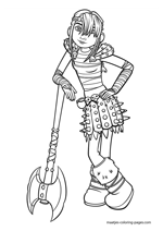 How To Train Your Dragon Coloring Pages