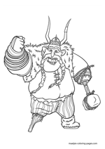 How To Train Your Dragon Coloring Pages