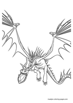 How To Train Your Dragon Coloring Pages