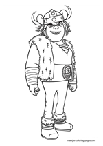 How To Train Your Dragon Coloring Pages