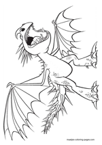 How To Train Your Dragon Coloring Pages