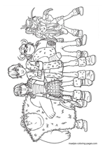 How To Train Your Dragon Coloring Pages
