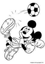 Mickey Mouse football