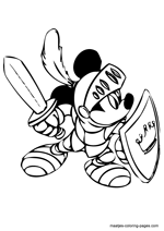 Mickey Mouse knight