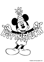 Mickey Mouse birthday