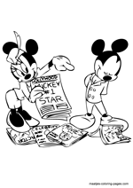 Mickey Mouse in the paper