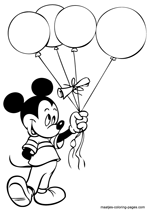 Mickey Mouse birthday balloon