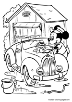 Mickey Mouse car wash