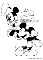 Mickey Mouse birthday cake