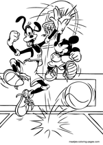 Mickey Mouse basketball