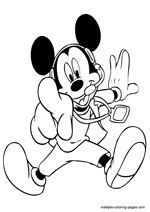 Mickey Mouse radio reporter