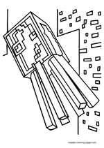 coloring pages for kids who like minecraft