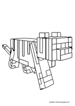 Minecraft coloring pages