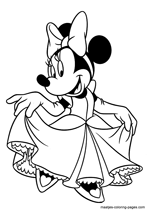 Minnie Mouse Coloring Pages on Minnie Mouse Coloring Pages 1