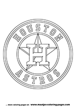 Houston Astros MLB Coloring Pages